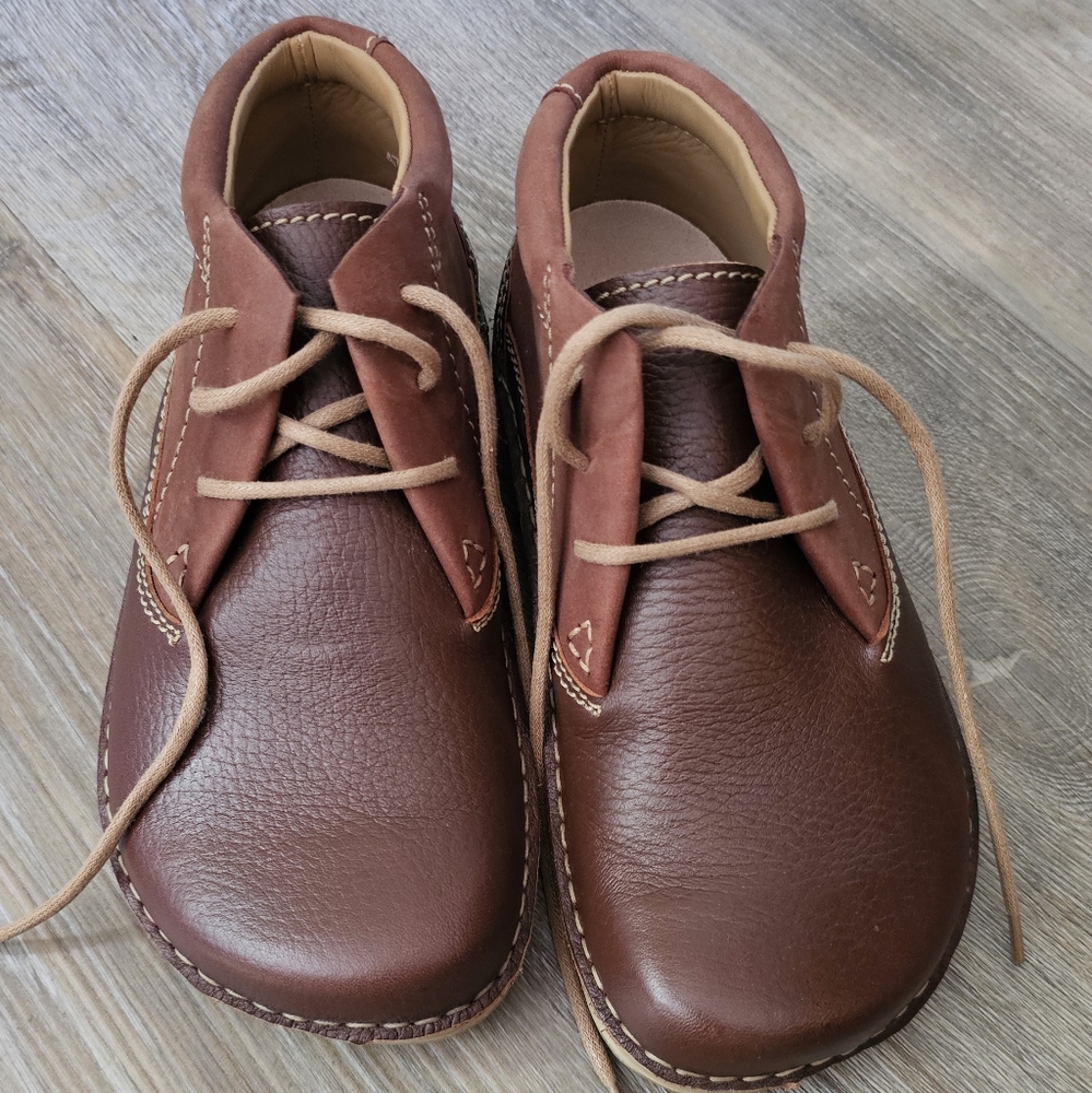 Birkenstock Brown Leather Memphis High Zimt